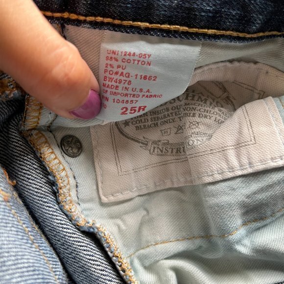 AG Adriano Goldschmied Premier Skinny‎ Straight Ankle Jeans Womens Size 25 - Picture 8 of 8